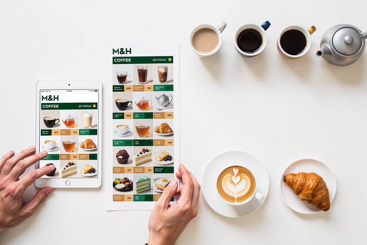 M&H قائمة المنتجات - قهوة مختصة ومعجنات طازة في عمّان